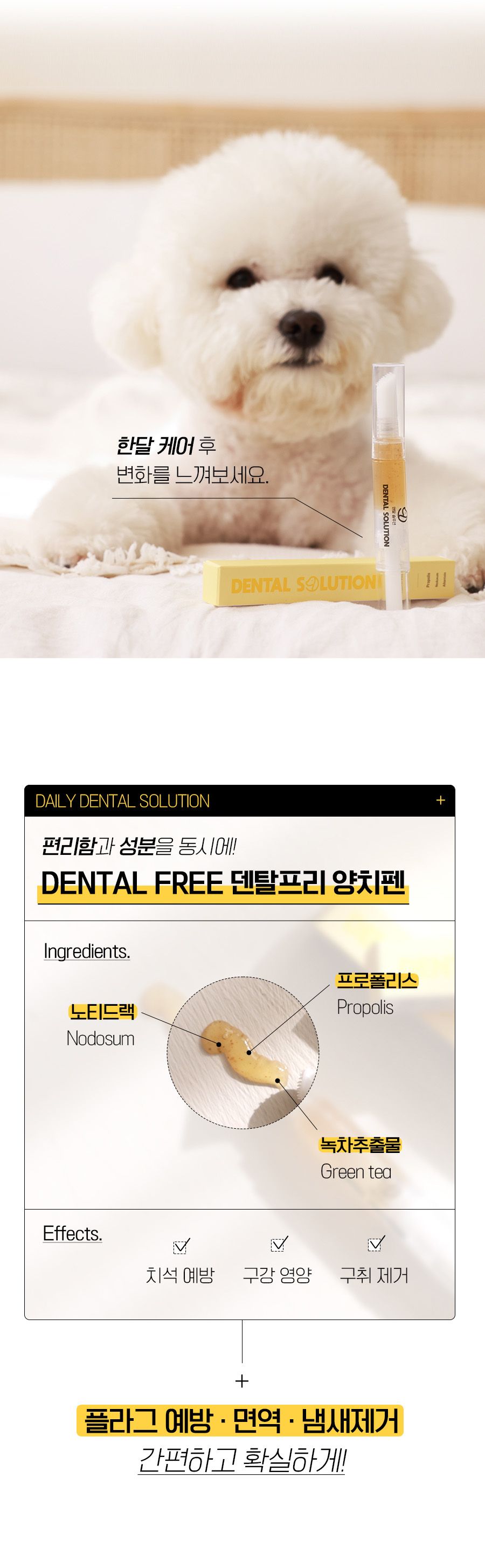 [무료배송] 베픈 덴탈프리 양치펜 4g 3번째