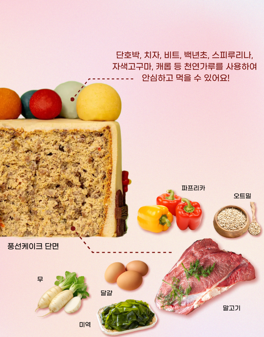 [무료배송] 견우재 꼬꼬베리 케이크 강아지케이크 생일케이크 7번째