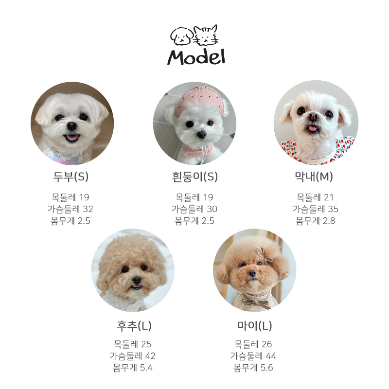 [무료배송] 개달당 키키 레드체크 강아지 벨크로 하네스 가슴줄 산책 4size 6번째