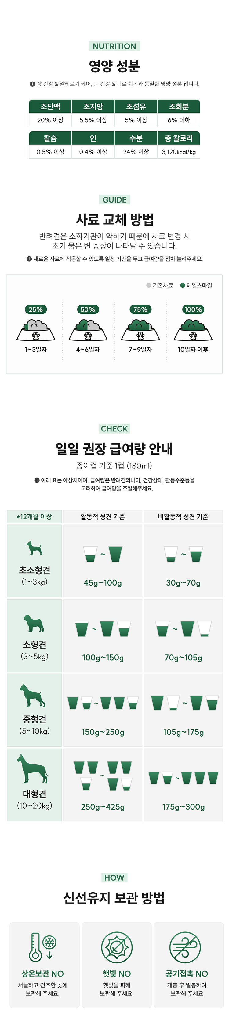 [NEW신상][무료배송] 테일스마일 독 눈건강 피로회복 소프트 사료 1kg 20번째
