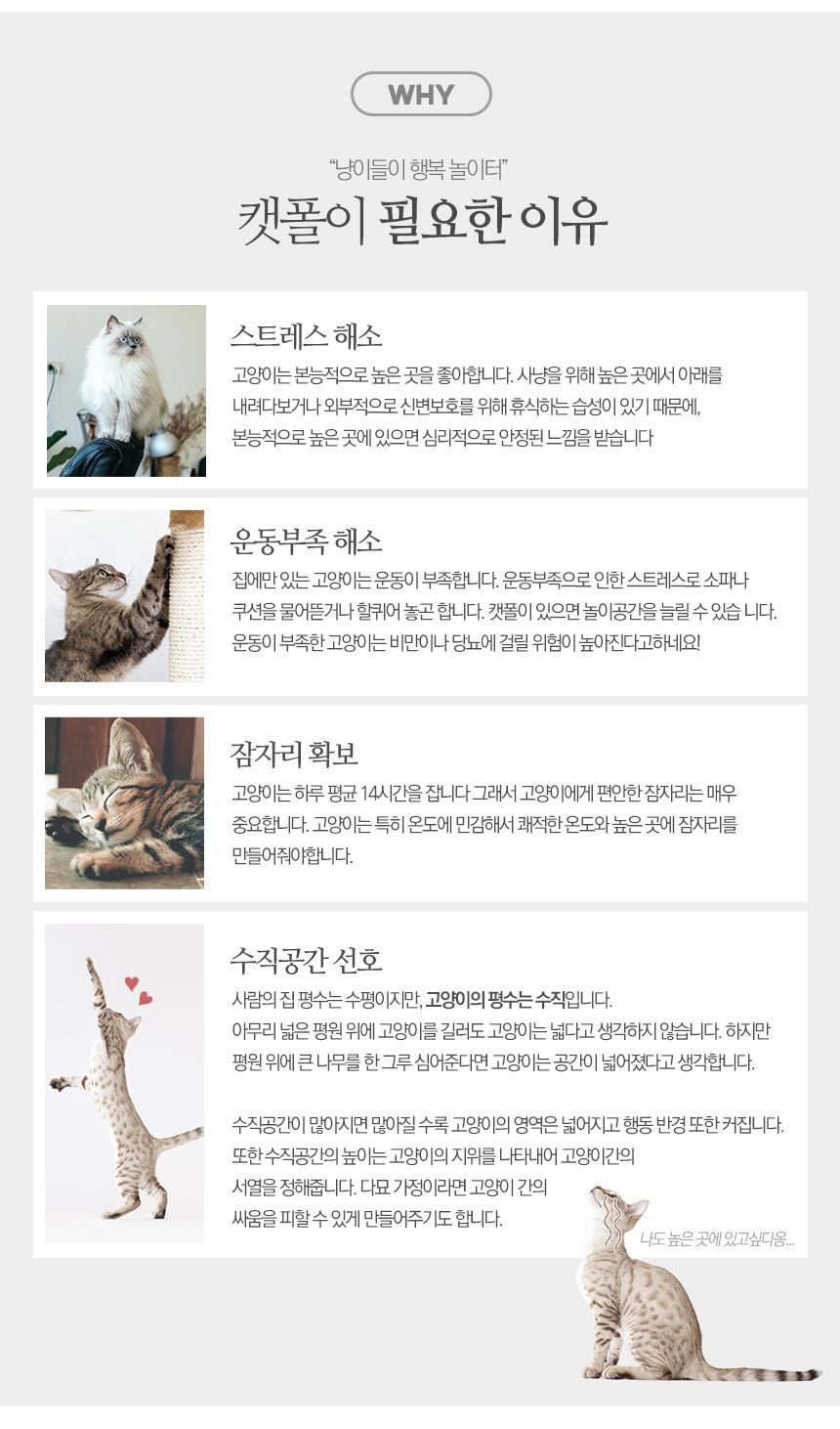 [무료배송] 수제공작소 화이트 캣폴 12번째