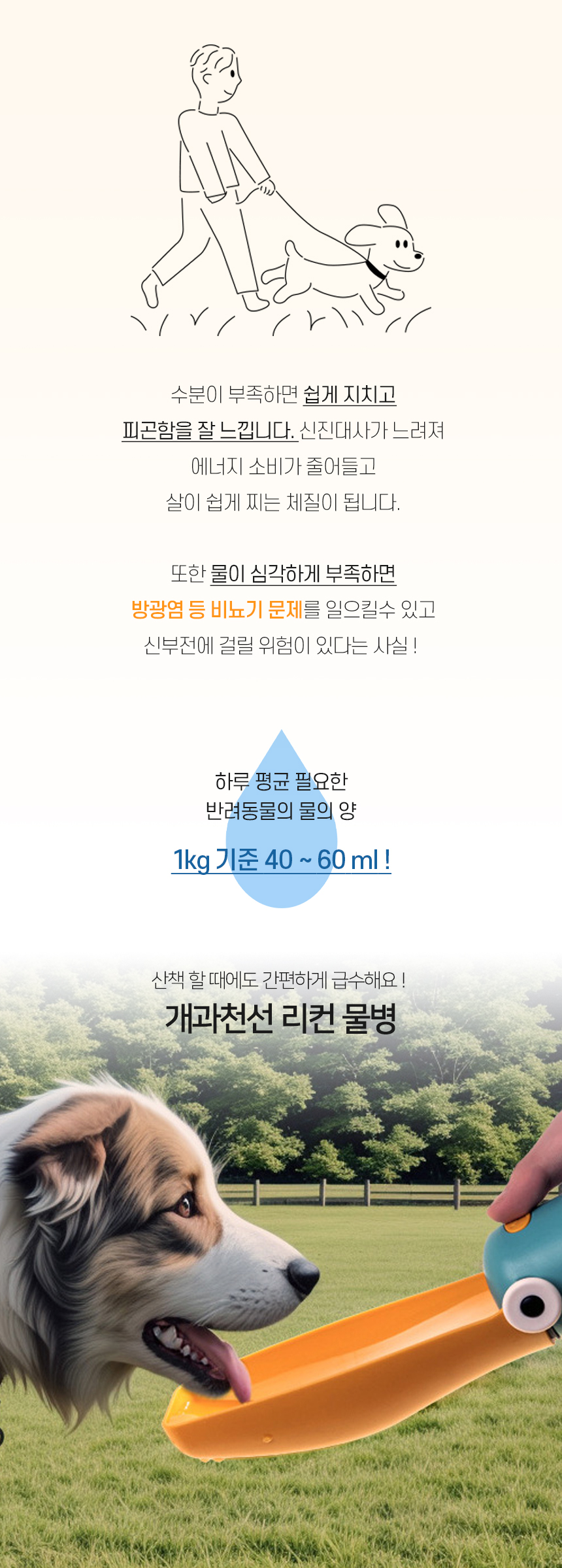 [NEW신상][무료배송] 개과천선 리컨 물병 (민트 레몬/화이트/블랙) 2번째