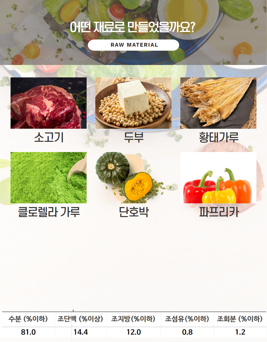 [무료배송][6개][냉동/냉장] 오간식 독 자연식 화식 멍밥 100g 8번째