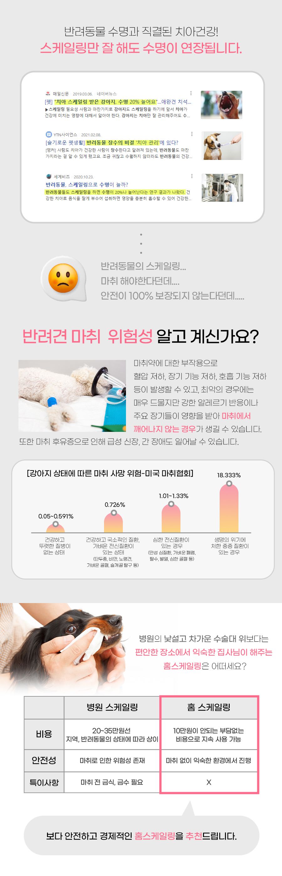 [무료배송] 마이펫닥터 독 치아세정기  1번째