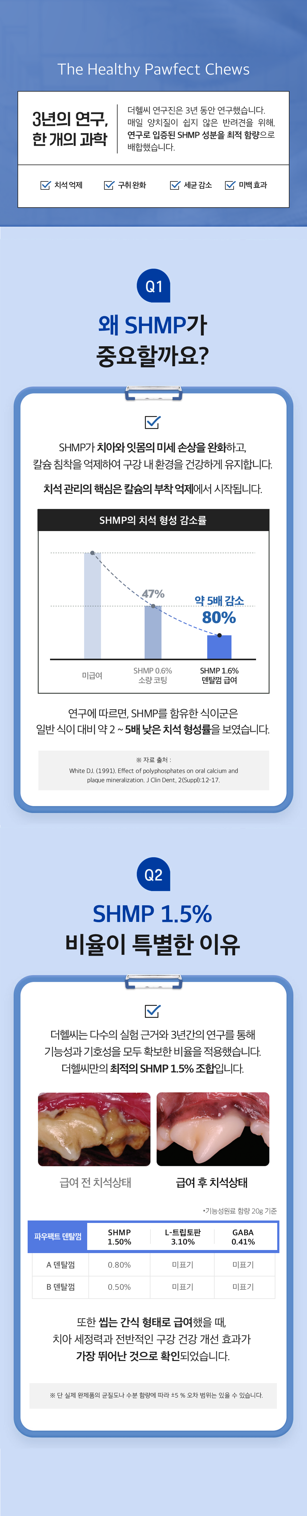[NEW신상]더헬씨 파우팩트 츄 가수분해 덴탈껌 소고기맛 120g 7번째