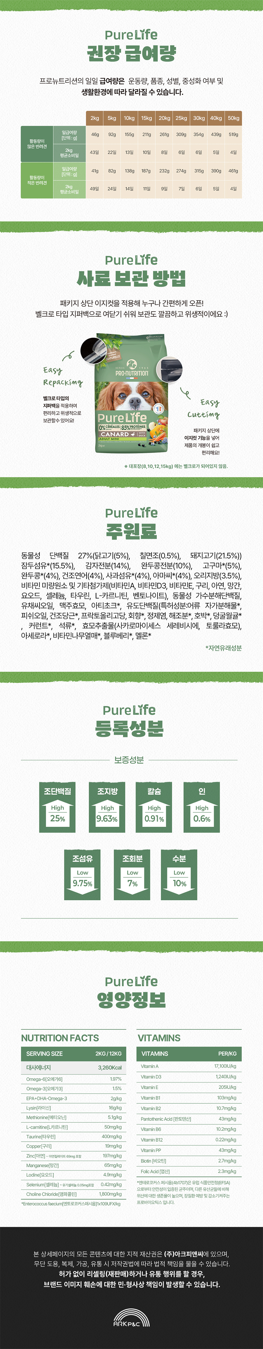 [NEW신상][무료배송] 프로뉴트리션 퓨어라이프 독 그레인프리 라이트 2kg 5번째