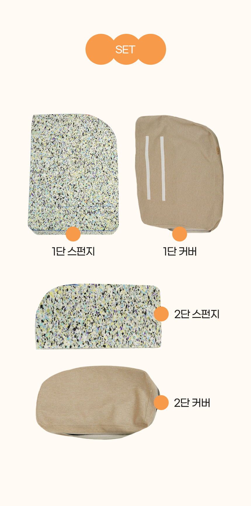 [NEW신상][무료배송] 개과천선 트렌타 펫 소파 스텝 계단 (오트 베이지/오트 그레이) 25번째