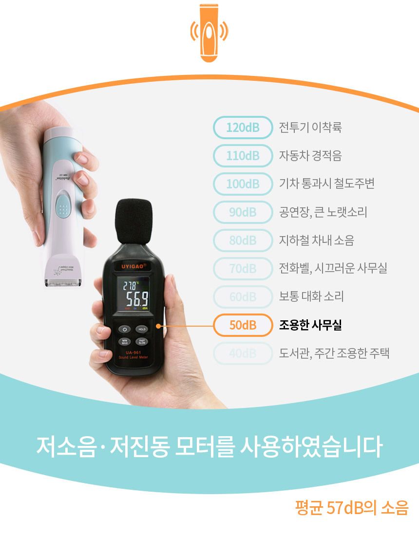 바비온 부분 미용 방수 이발기 SBC-31 12번째