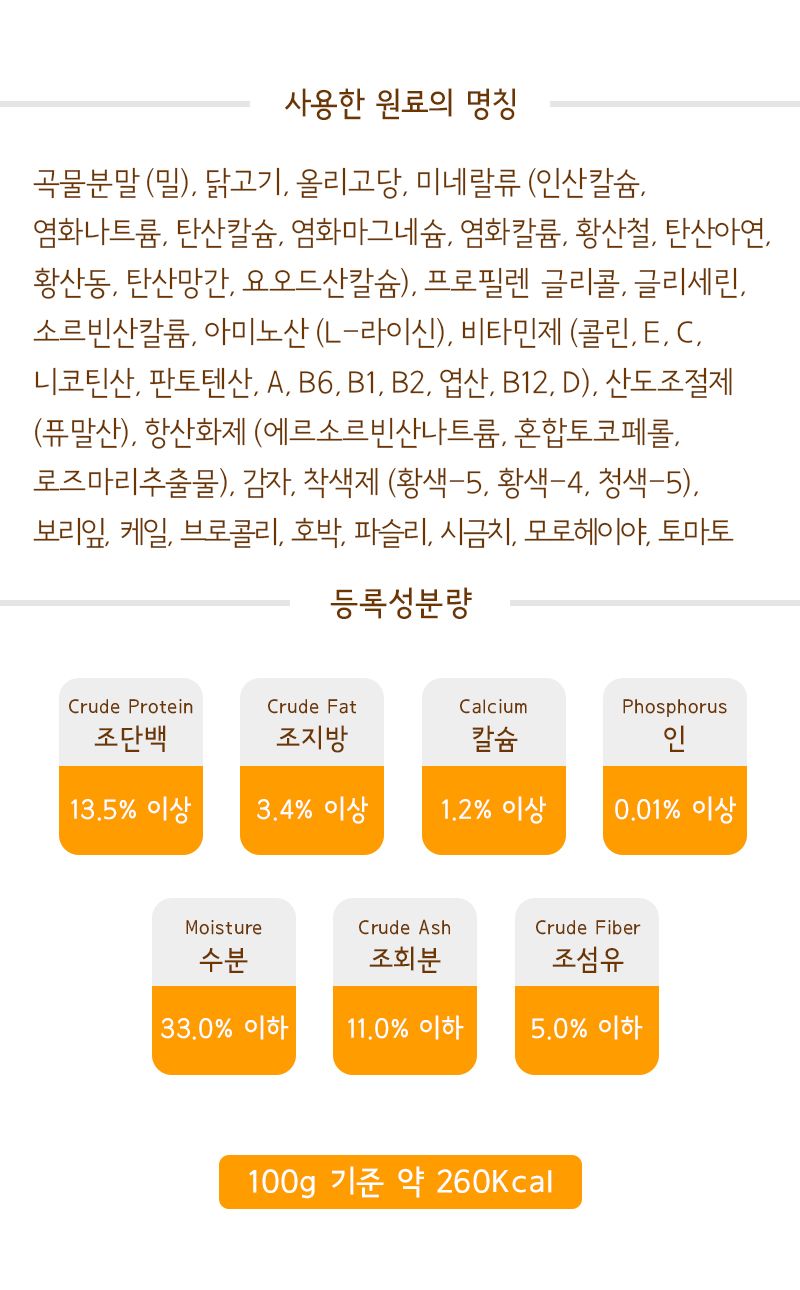 뉴알엑스 독 말랑치킨&야채 900g 9번째