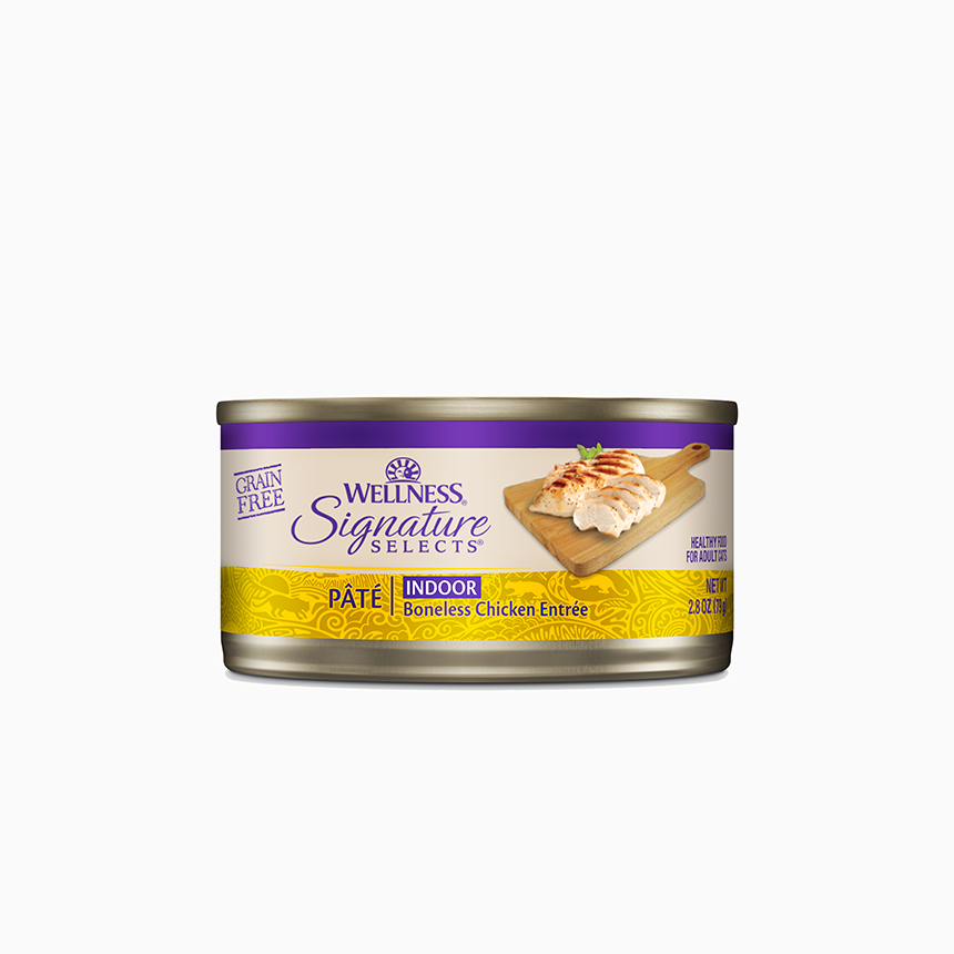 웰니스 캣 코어 시그니쳐 셀렉트 파테 인도어 닭고기 캔 79g 1번