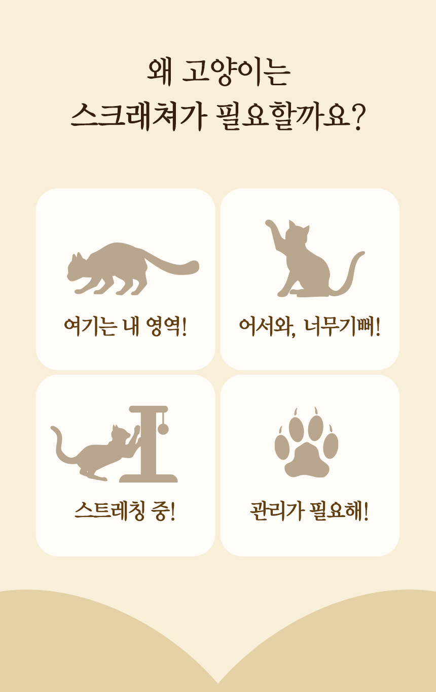 [무료배송] 펫토리아 한발뚝딱 1단 하프볼 수직 스크래쳐 4번째