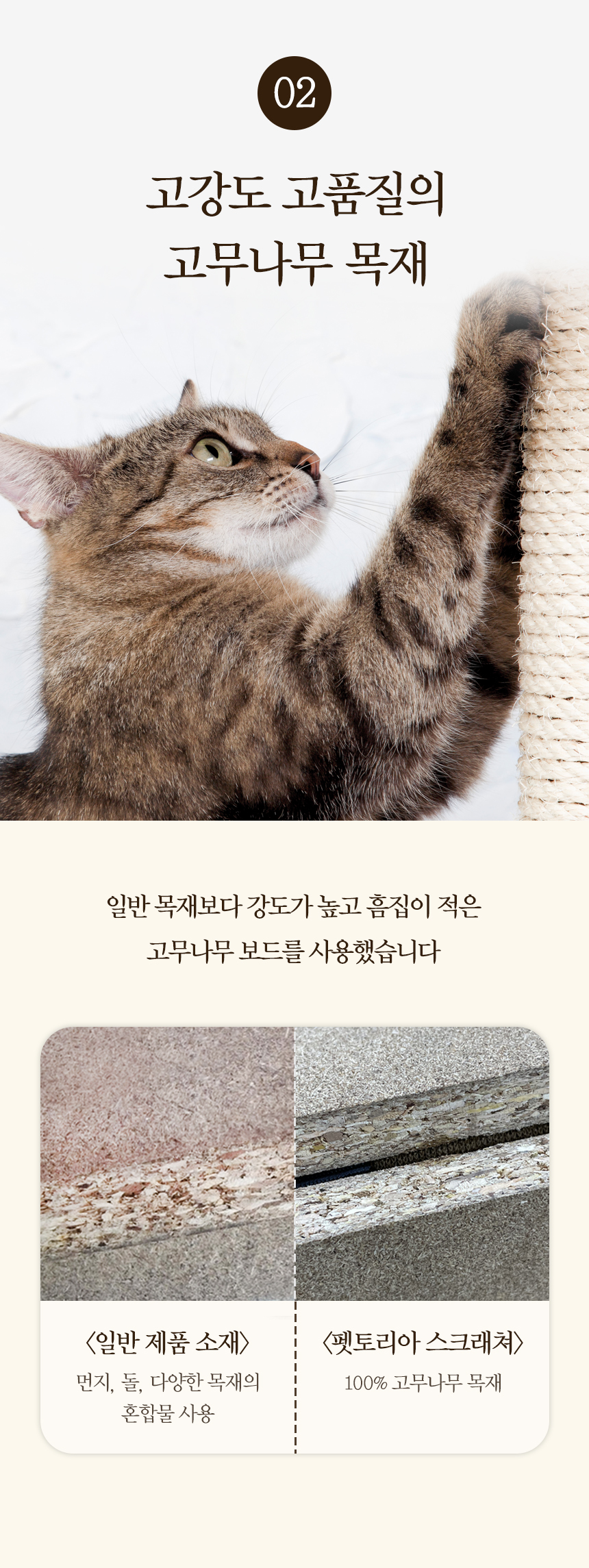 [무료배송] 펫토리아 한발뚝딱 1단 하프볼 수직 스크래쳐 10번째