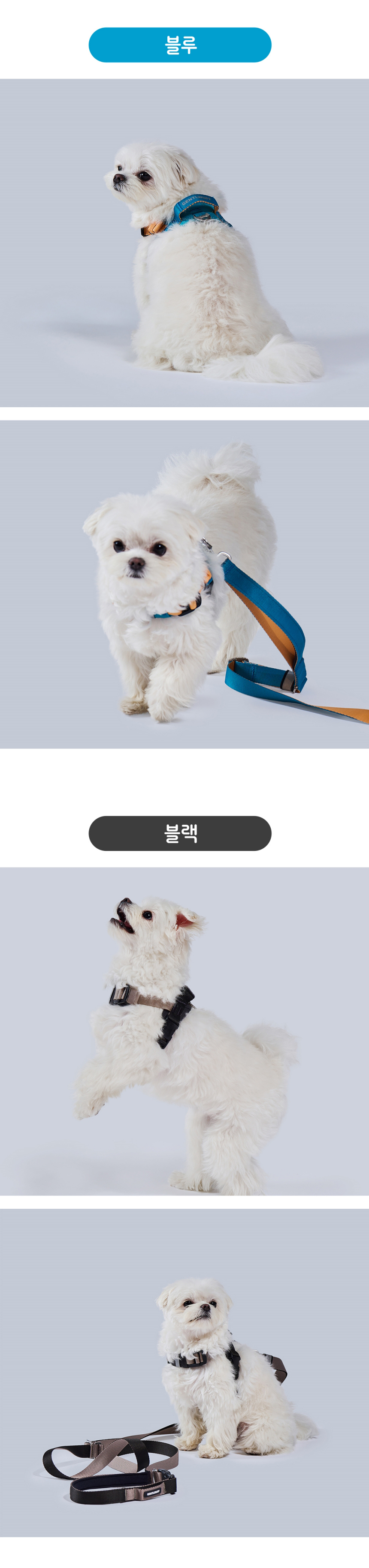 [무료배송] 젠틀우프 업템포 타이니 하네스 소형견용 9번째