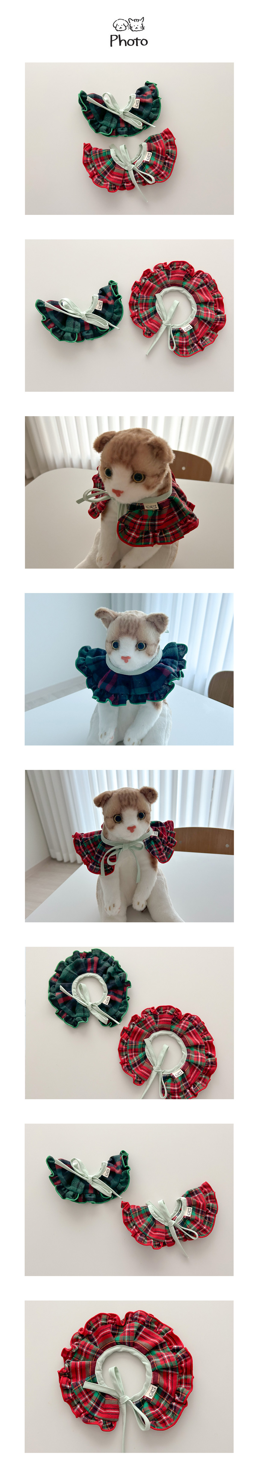 [무료배송] 개달당 크리스마스 트리 케이프 레드/그린 2번째