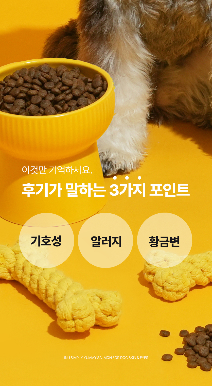 [NEW신상][무료배송] 아이누 심플리야미 살몬포독 스킨&아이즈 2.5kg 4번째