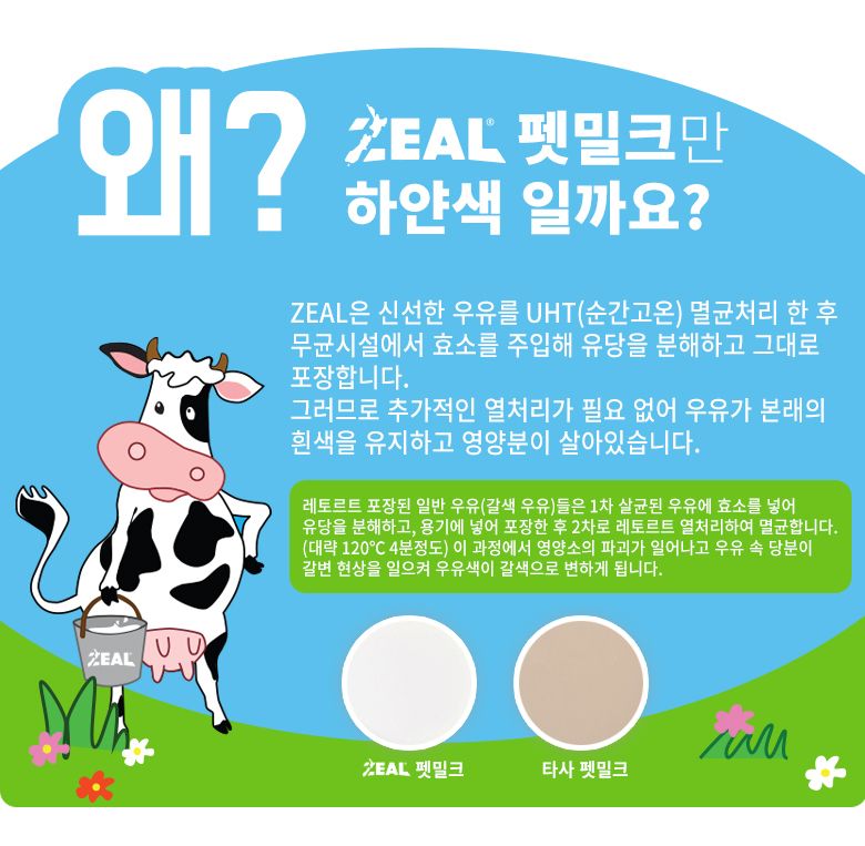 뉴질랜드 ZEAL 펫 캣 밀크 255ml 1번째