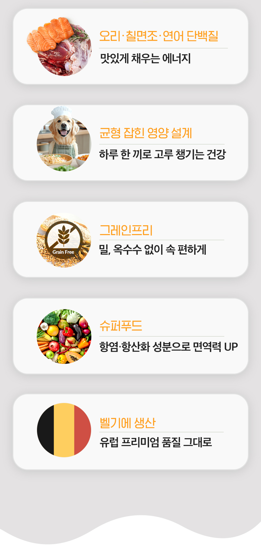 [NEW신상][무료배송] 엉클홈 DTS 디티에스 벨기에 강아지 사료 기호성 좋은 오리 칠면조 연어 스몰브리드 4.8kg(1.2kg*4개) 3번째