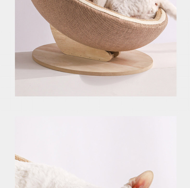 [NEW신상][무료배송] 펫볼루션 에그쉘 사이잘삼 이중지지대 스크래쳐 16번째