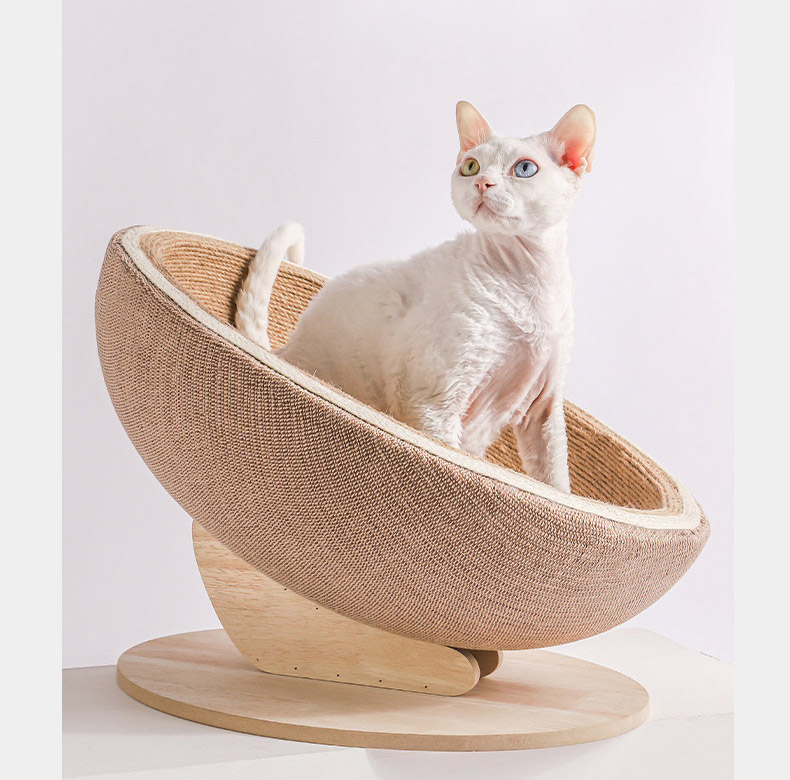 [NEW신상][무료배송] 펫볼루션 에그쉘 사이잘삼 이중지지대 스크래쳐 18번째