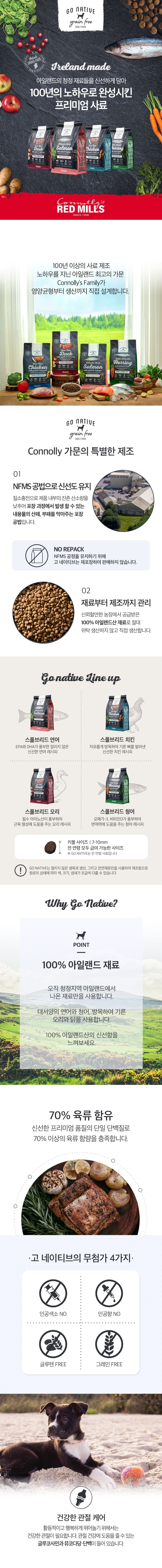 고네이티브 독 스몰브리드 치킨 1.5kg 1번째