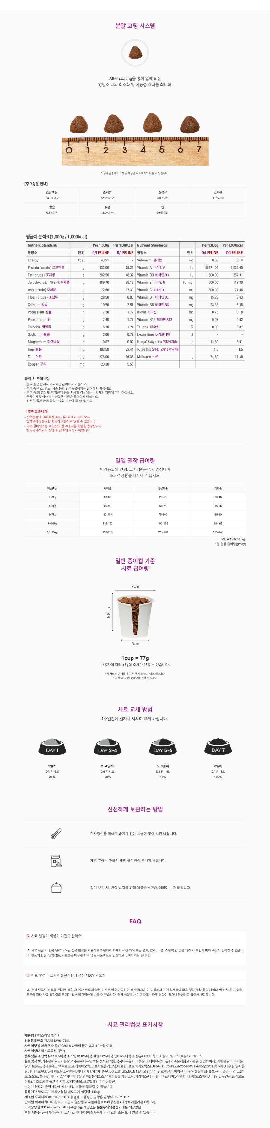 [NEW신상][무료배송] 닥터힐메딕스 캣 D/I 인테스티널 1.5kg 위장 관리 1번째