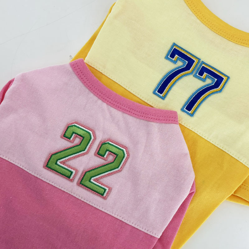 [무료배송] 해피댕댕 숫자배색티 S - 2XL 1번째