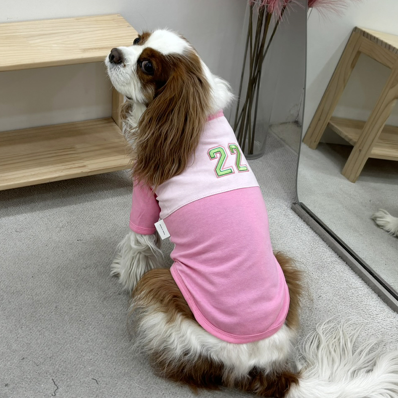 [무료배송] 해피댕댕 숫자배색티 S - 2XL 4번째