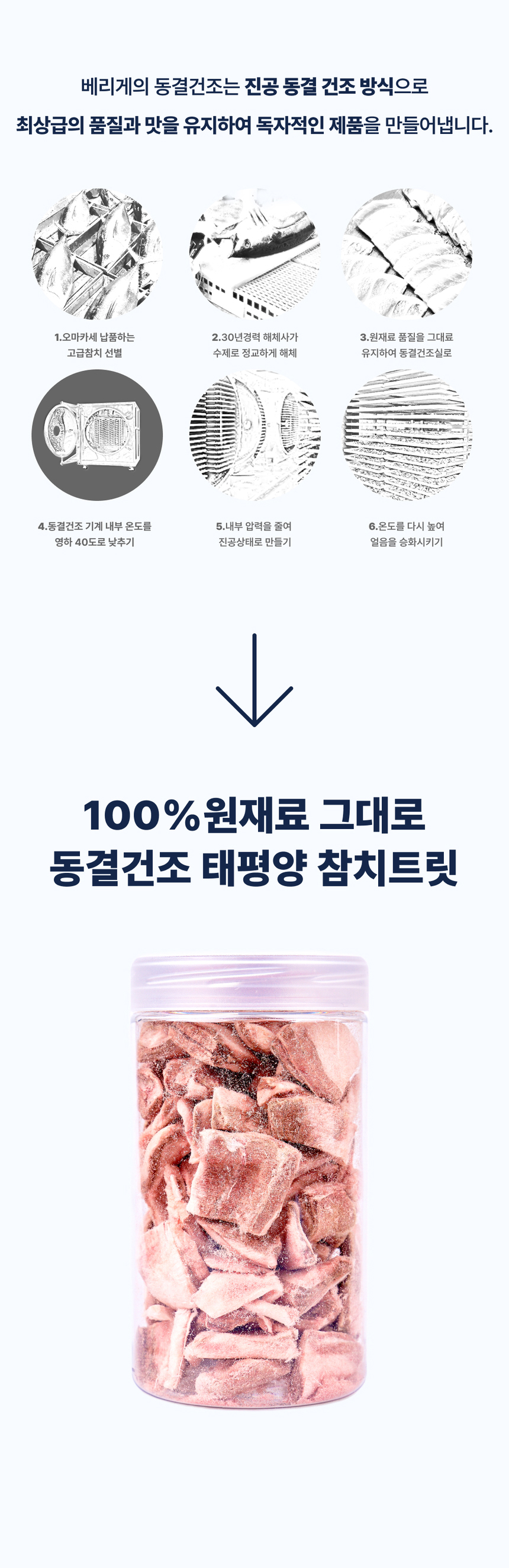 베르게 동결건조 삼겹참치 80g 9번째