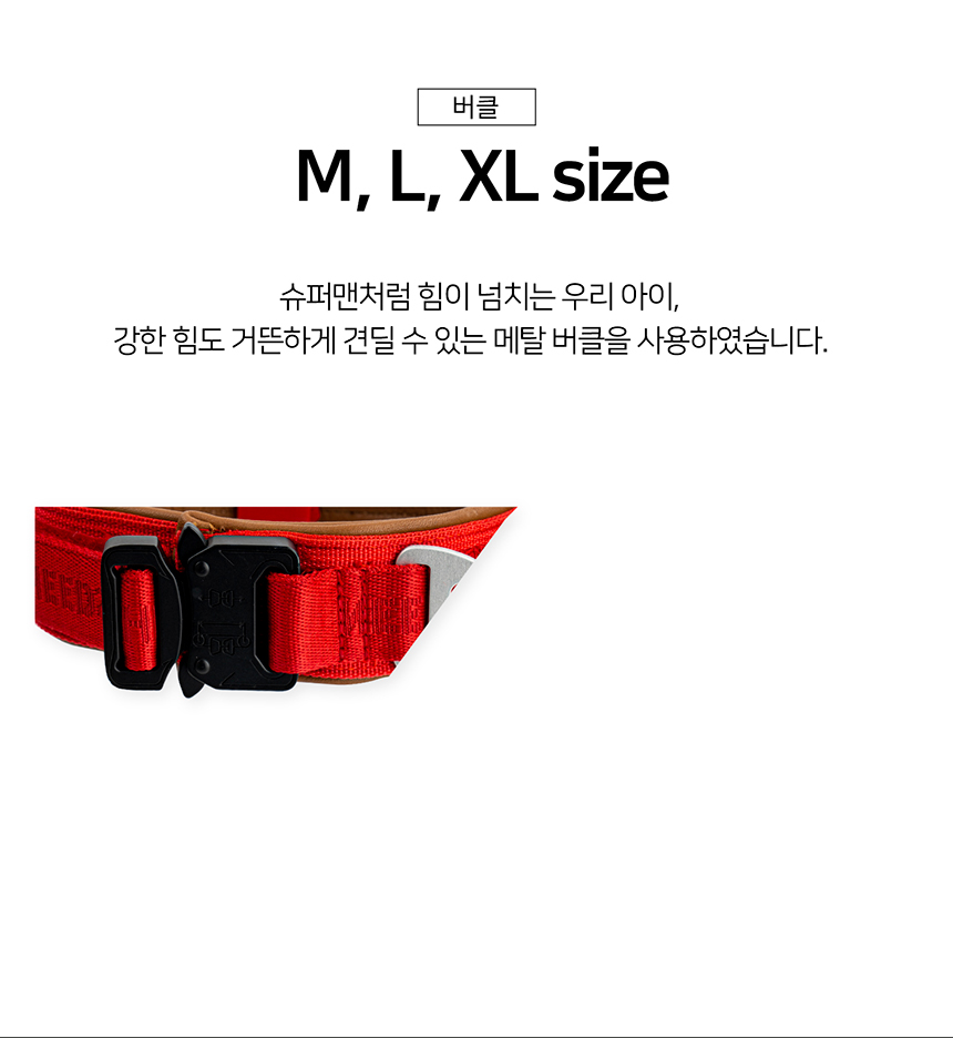 [무료배송] 니즈더펫 인터라켄 강아지 목줄 12번째