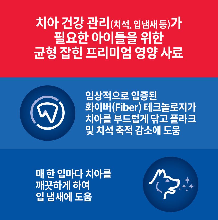 힐스 독 어덜트 오랄 케어 1.8kg 3번째