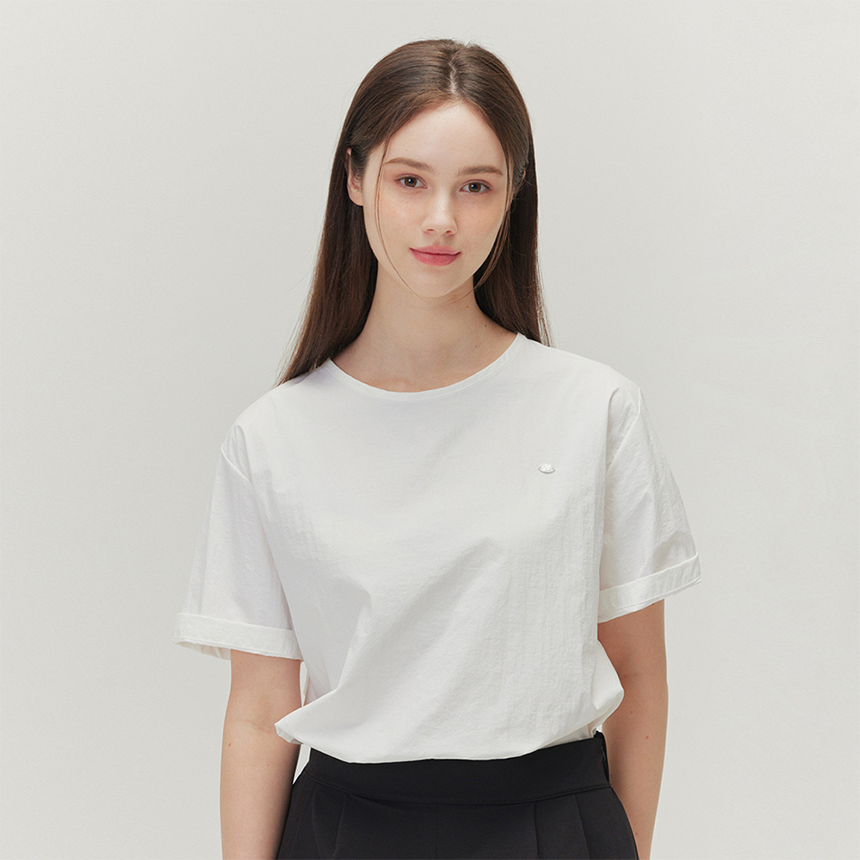 [NEW신상][무료배송] 데이일 털 안 붙는 라운디 스트링 티셔츠 9번째