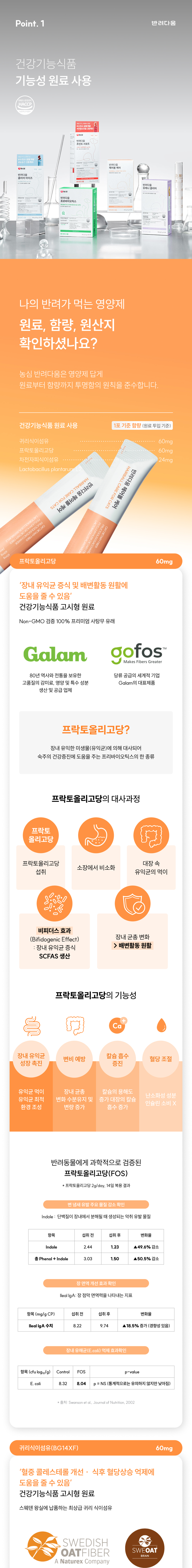 [체험단] [무료배송] 농심 반려다움 캣 헤어볼 케어 영양제 연어 2p 4번째
