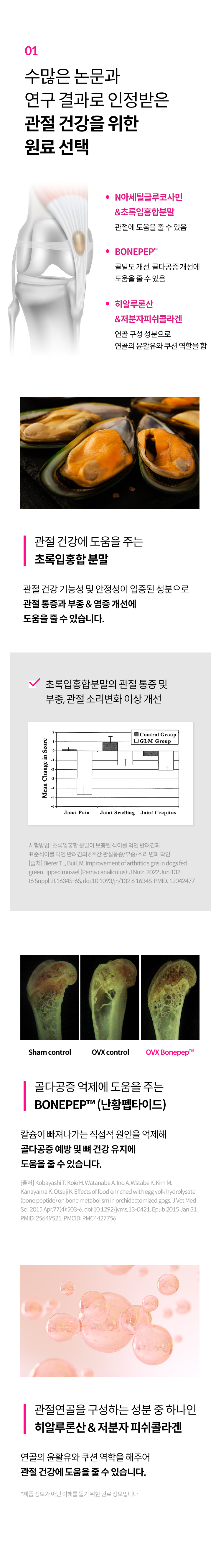 [무료배송] 닥터펫스퍼트 초록입홍합&난황펩타이드 조인트옵티멀 다이렉트 필름 30매 5번째