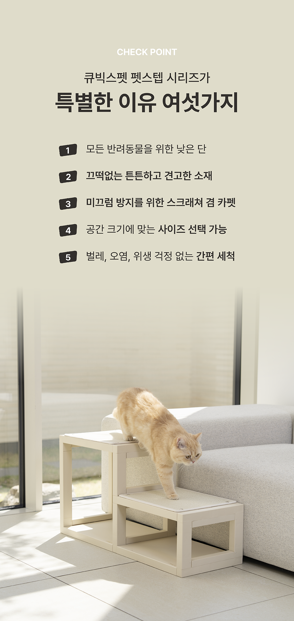 [NEW신상][무료배송] 큐빅스펫 낮은 계단 A+ 커버 세트 6color  +스크래쳐2장 포함 8번째