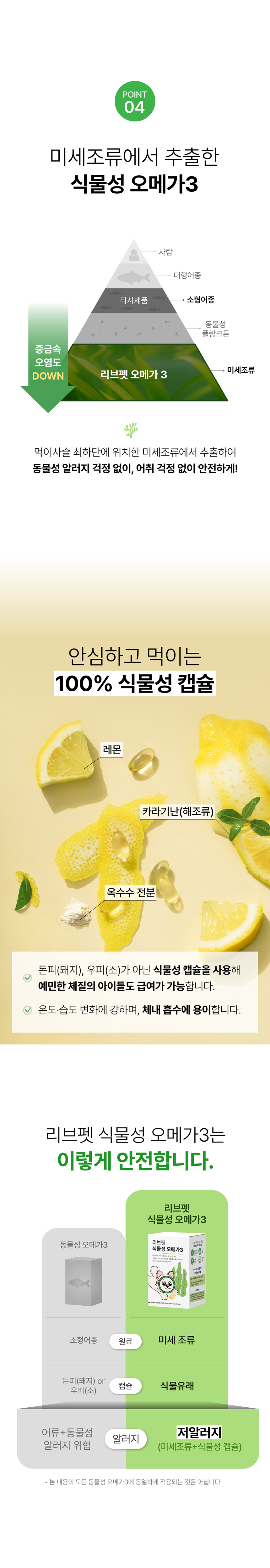 [NEW신상]리브펫 식물성 오메가3 300mg*60캡슐 10번째