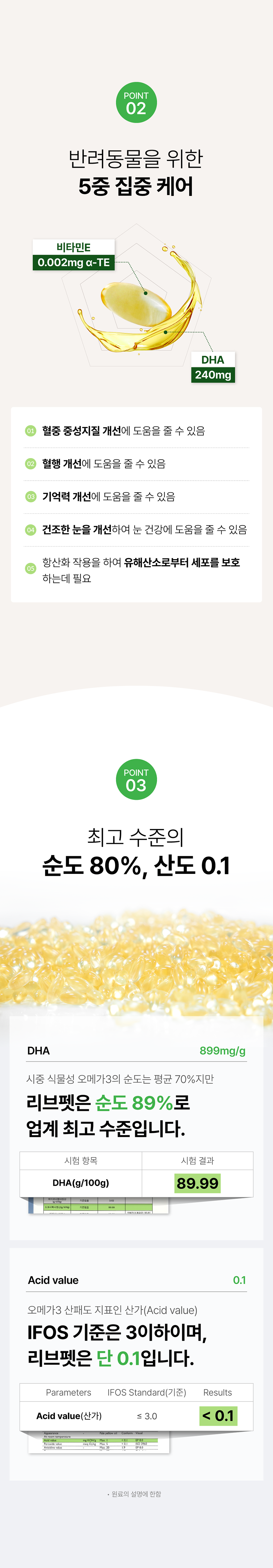 [NEW신상]리브펫 식물성 오메가3 300mg*60캡슐 9번째