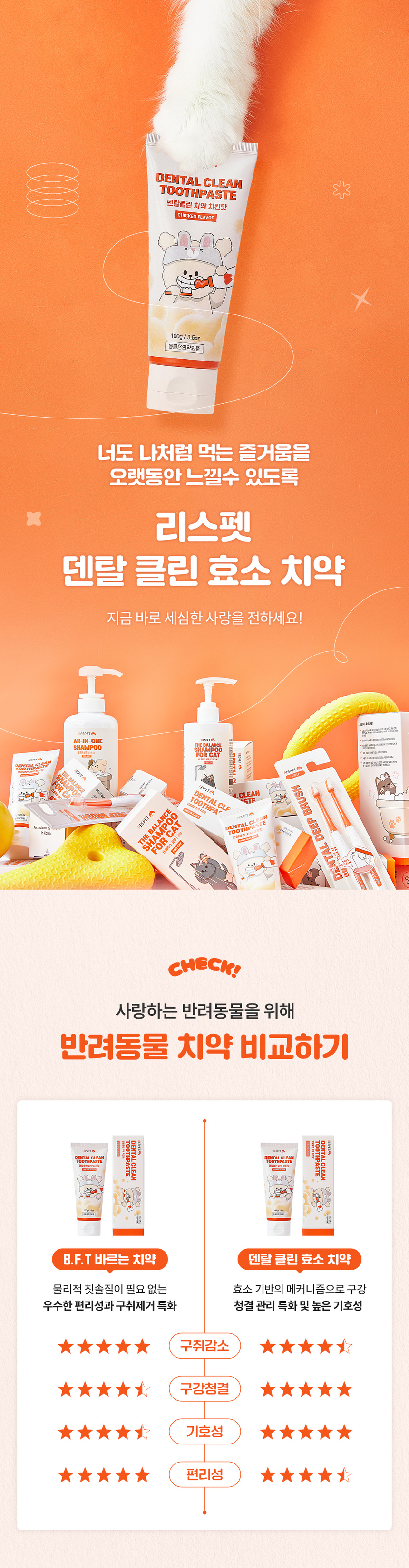 [NEW신상][무료배송] 리스펫 덴탈 클린 효소 바르는 치약 100ml 12번째