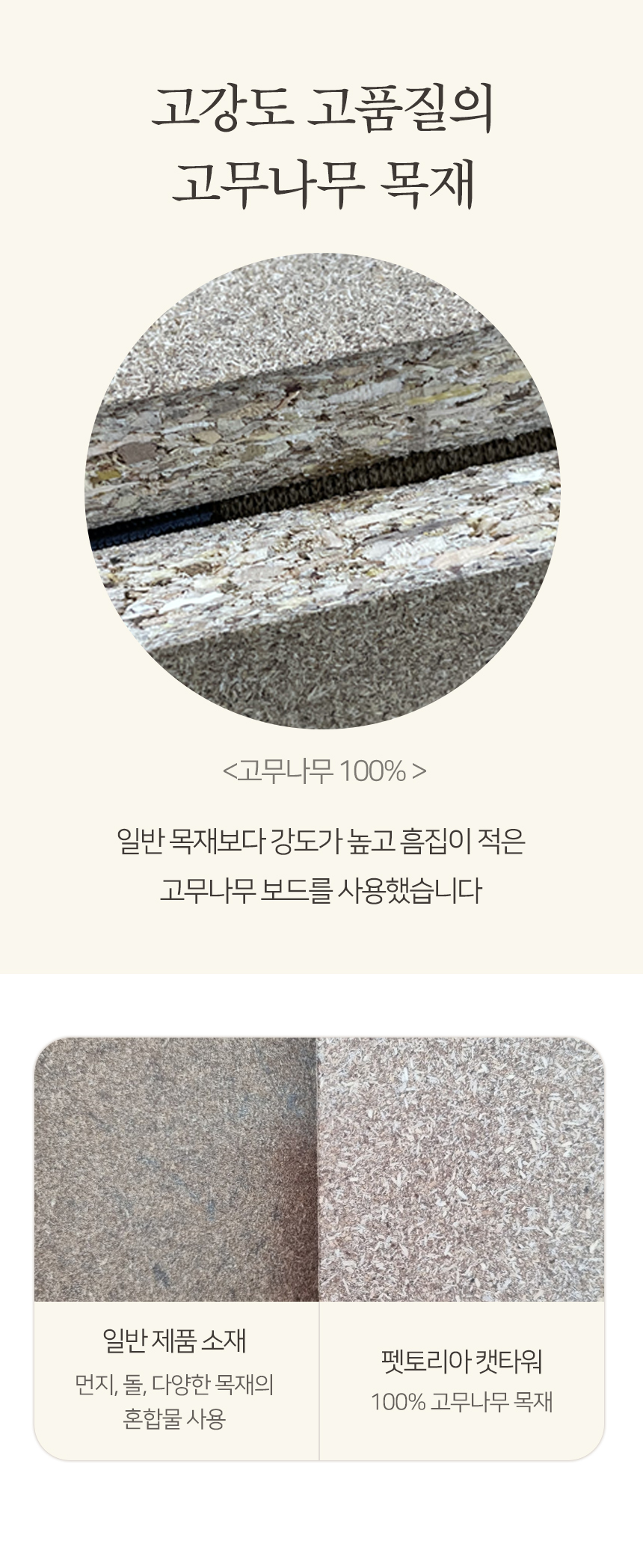 [무료배송] 펫토리아 GP 4단 중형 캣타워 112cm 베이지 8번째
