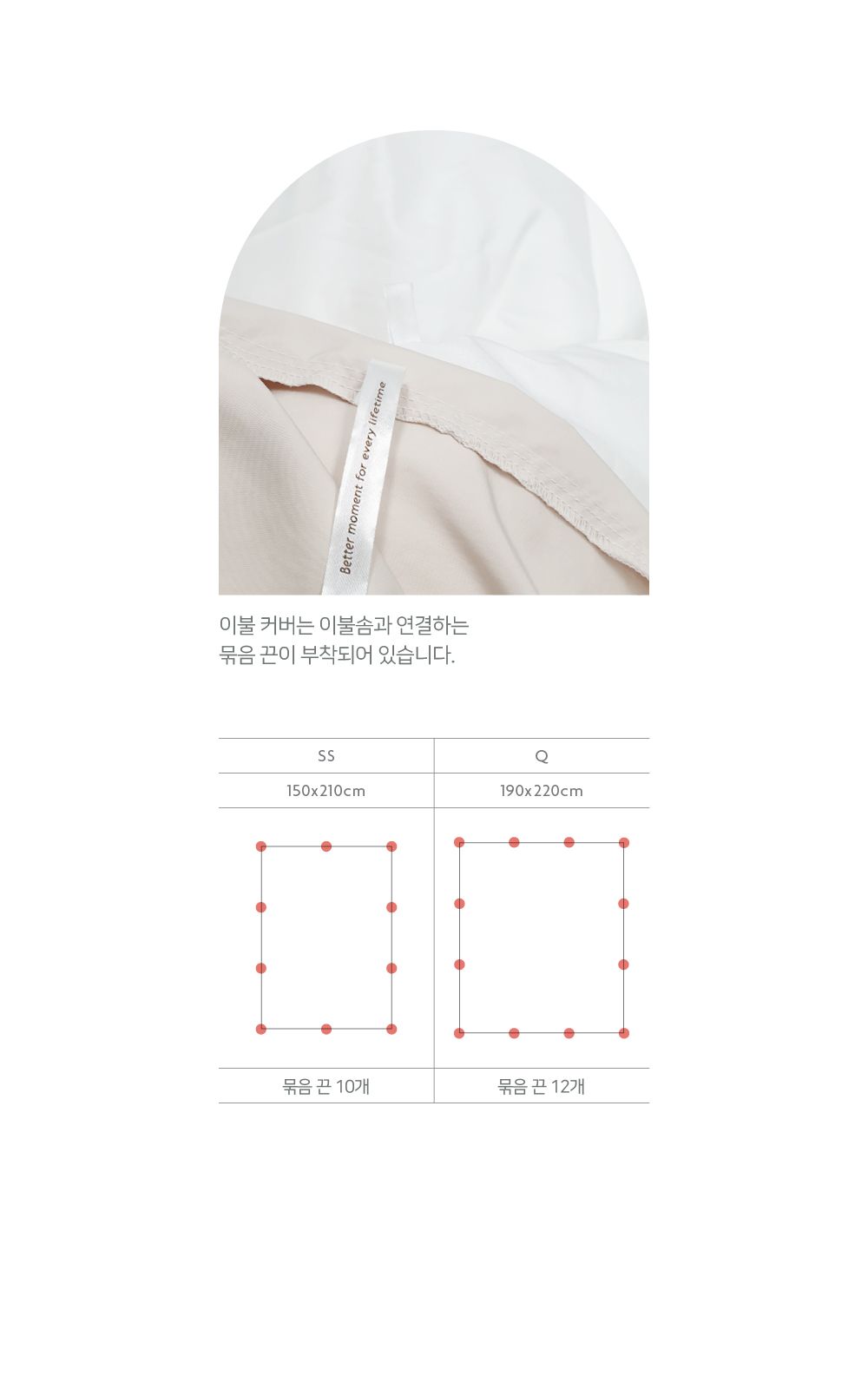 [무료배송] 깃든 반려동물 나란히 이불 항균 옥수수 이불솜 SS/Q 11번째