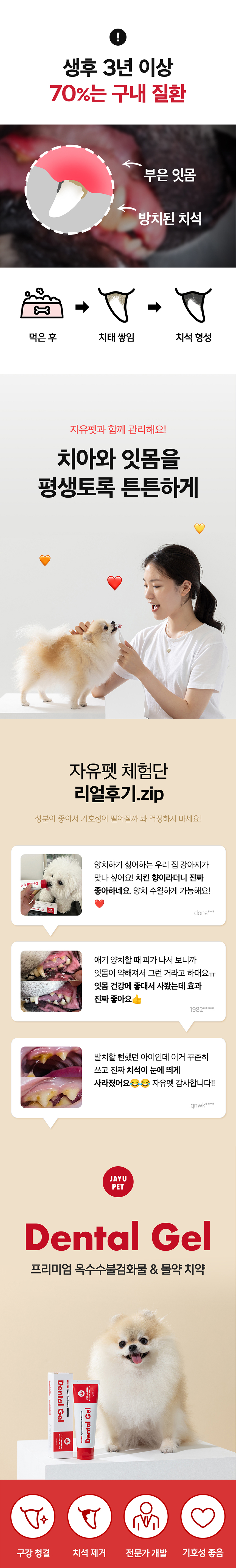 [NEW신상][무료배송] 덴탈겔 바르는 치약 80g 3번째