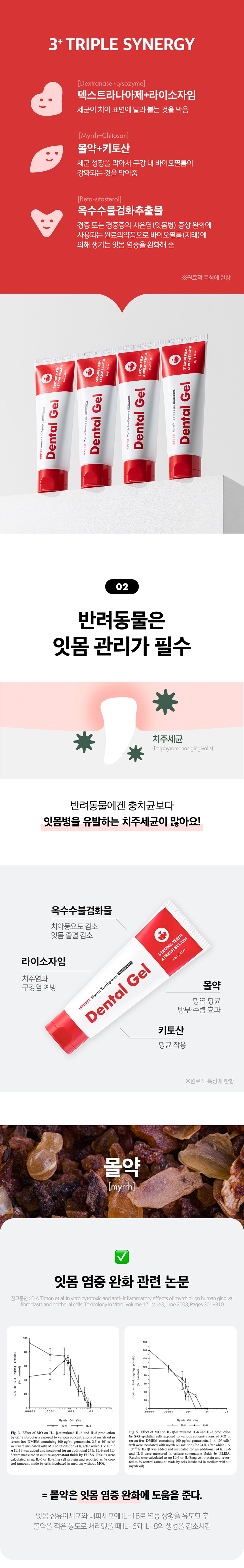 [NEW신상][무료배송] 덴탈겔 바르는 치약 80g 5번째