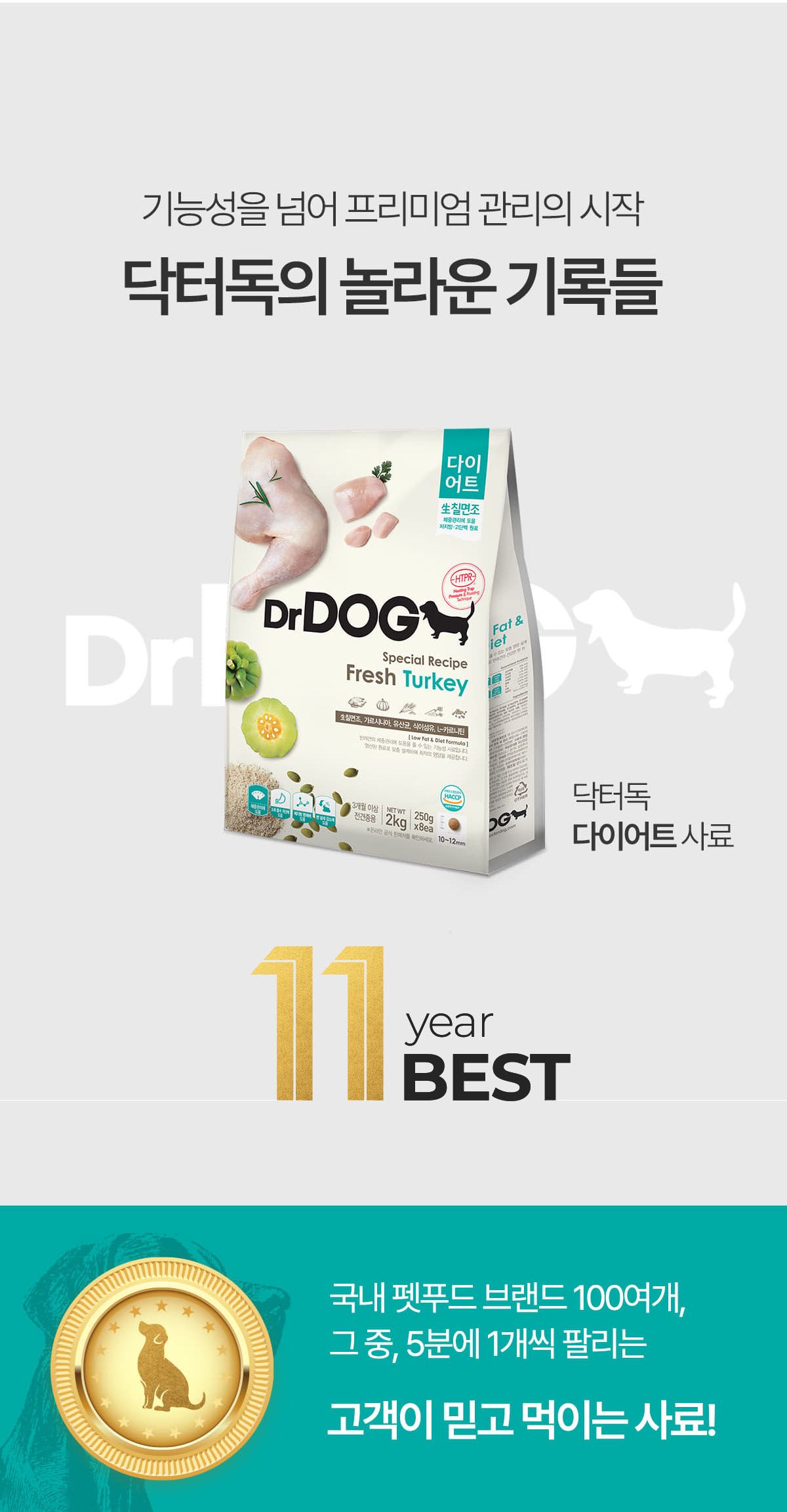 [사료샘플] 닥터독 다이어트 사료 250g 2번째