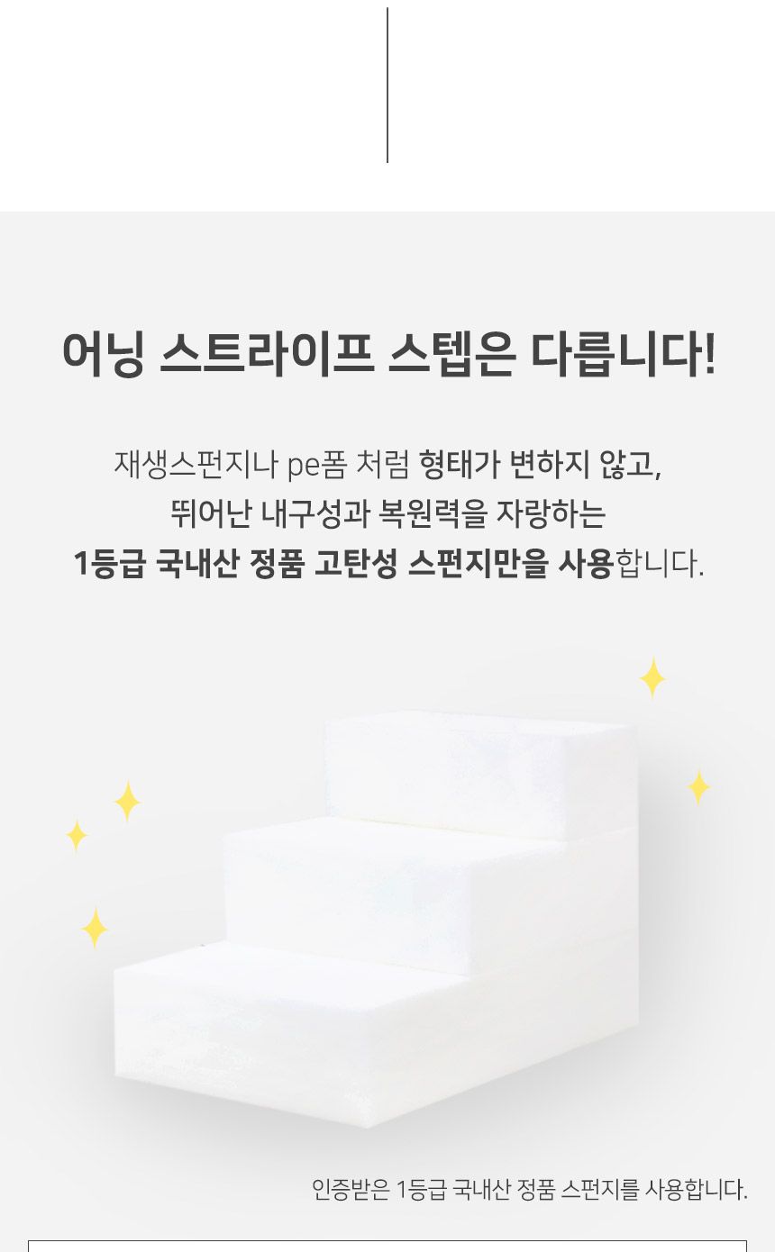 [무료배송] 초코펫하우스 어닝 스트라이프 스텝 2단/3단 핑크/네이비/그레이 8번째