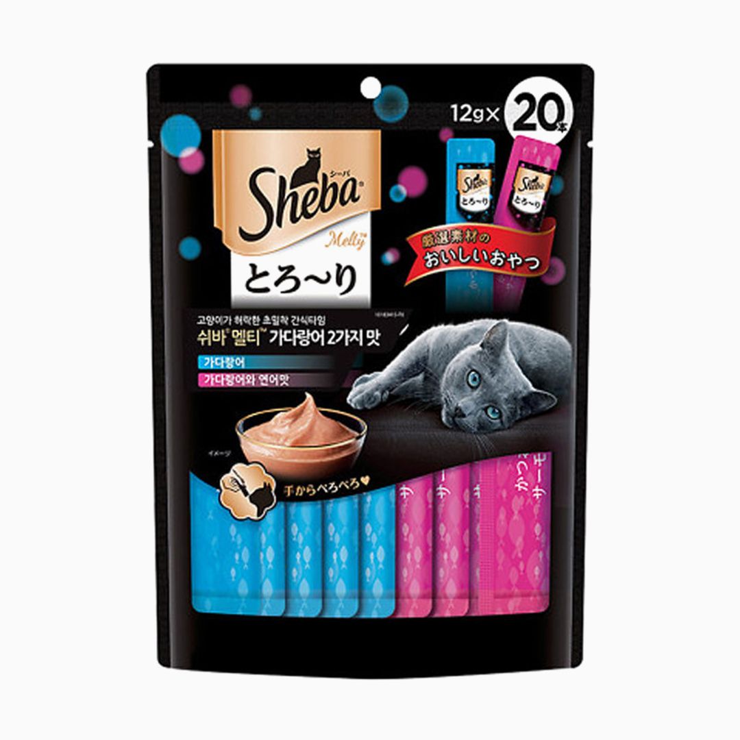 쉬바 캣 멜티 가다랑어&연어 12g*20p 0번