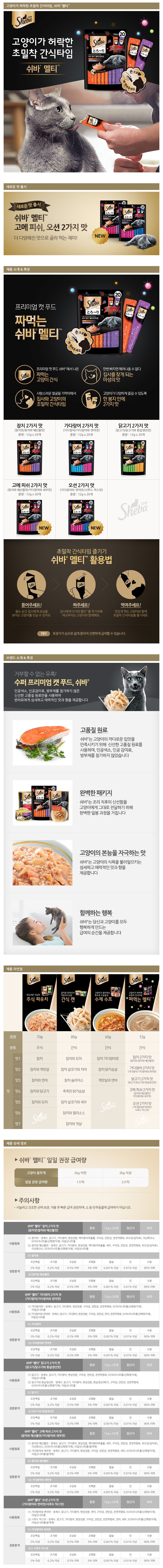 쉬바 캣 멜티 가다랑어&연어 12g*20p 0번째