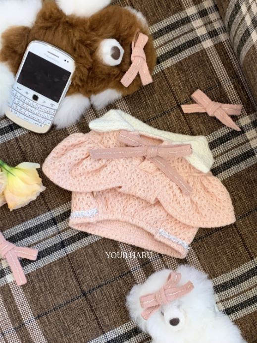 [무료배송] 유어하루 독 테디 베어 니트 핑크 S-XL 15번째