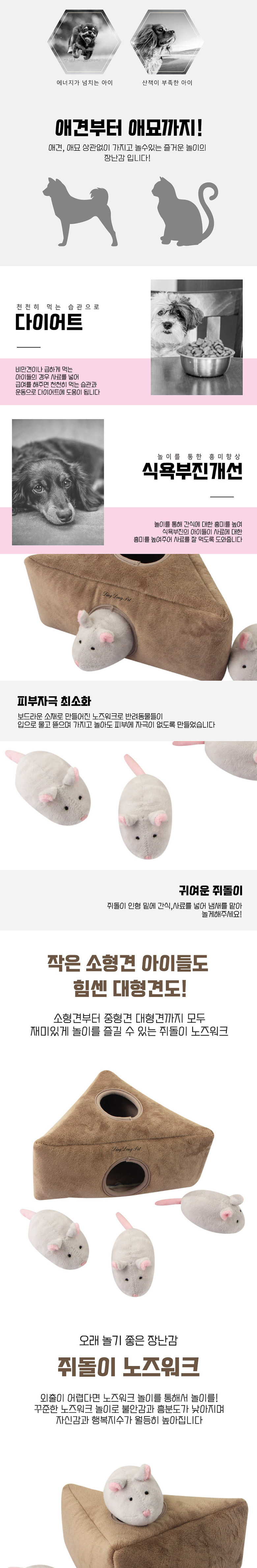 [무료배송] 딩동펫 반려동물 쥐돌이 노즈워크 3번째