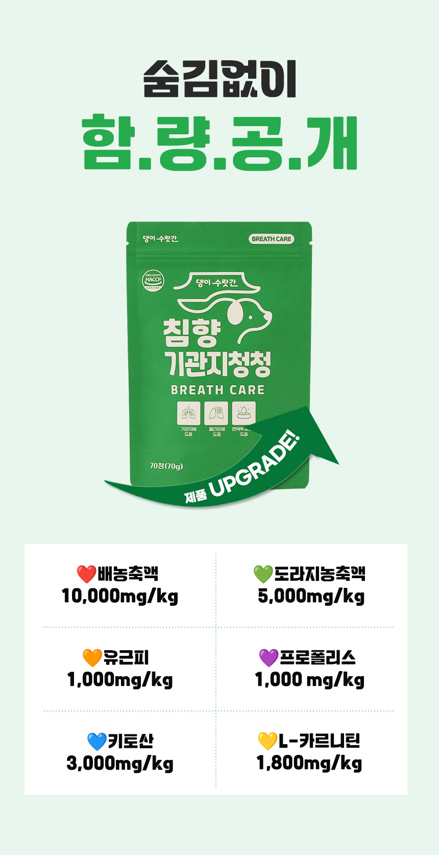 [무료배송] 댕이수랏간 침향 기관지청청 70g 8번째