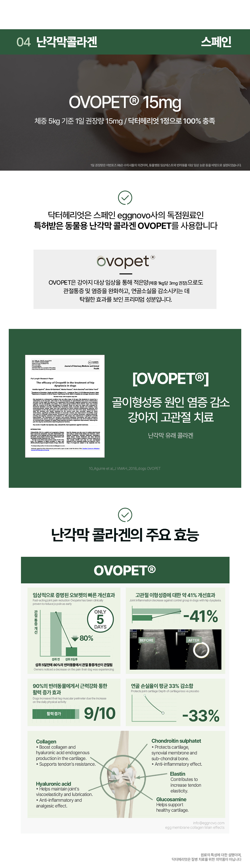 [체험단] [무료배송] 닥터헤리엇 조인트케어 32정 11번째