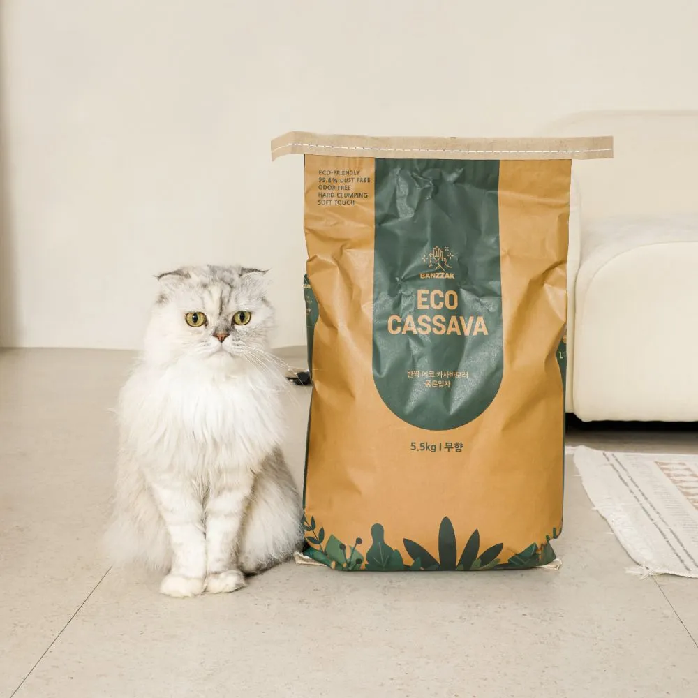 반짝 에코 카사바 모래 굵은입자 5.5kg